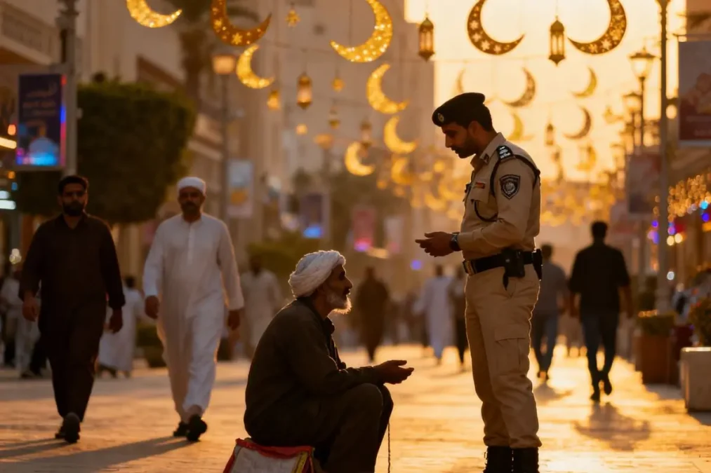 Uae begging crackdown times of dubai