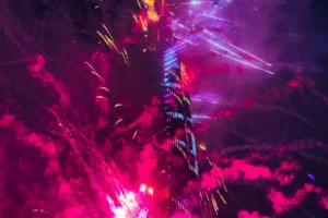 Burj Khalifa Firework in New Year Sets the Stage for Celebrations