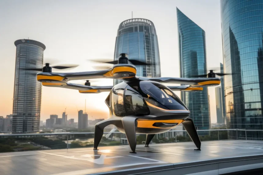 Advent of the First Flying Taxi in Dubai