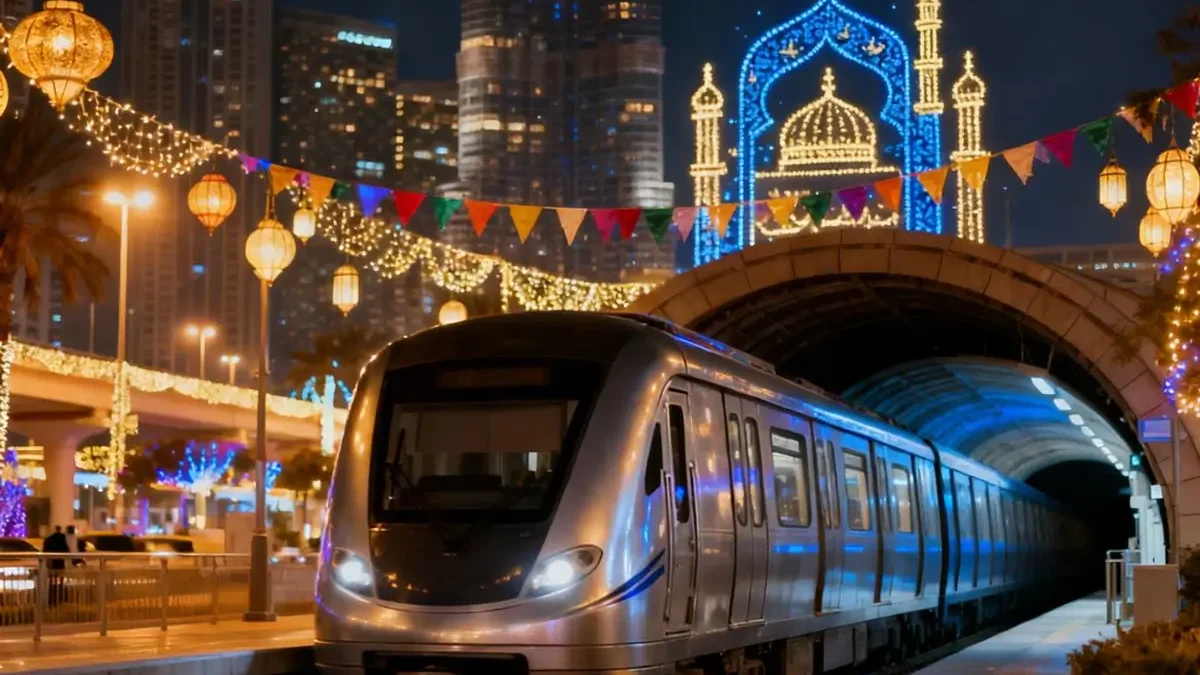 Eid transport schedule times of dubai
