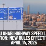 Abu Dhabi Highway Speed Limit Reduction: New Rules Effective From April 14, 2025