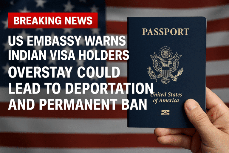 US Embassy Issues New Advisory for Indian Visa Holders