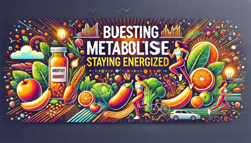 DALL·E 2025-03-27 20.36.29 - A banner image featuring the theme 'Boosting Metabolism_ Staying Energized.' The design includes a vibrant, energetic atmosphere with visuals of healt - Times of Dubai Times of dubai