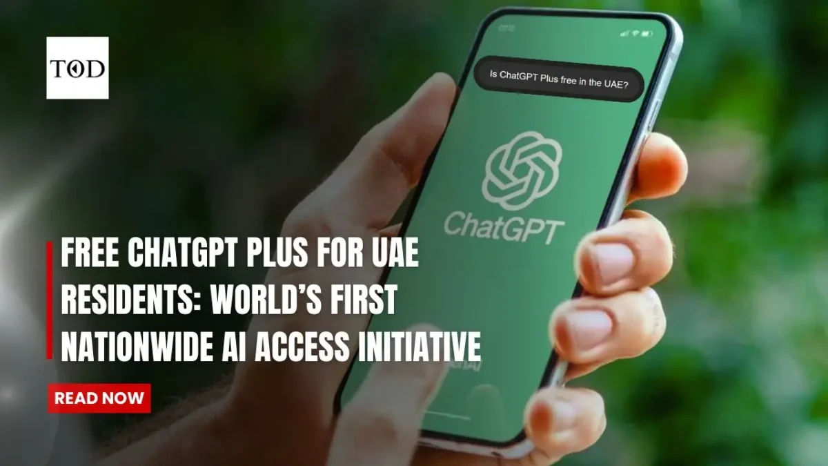 Free chatgpt plus for uae residents worlds first nationwide ai access initiative times of dubai
