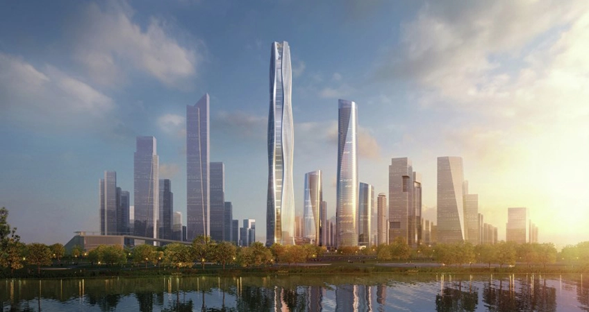 Super-Tall Buildings Under Construction: Dubai Dominates Top 10 List with 4 Towers, Heights and Completion Dates Revealed 8 Panda Tower – Tianfu Centre - Super-Tall Buildings Under Construction