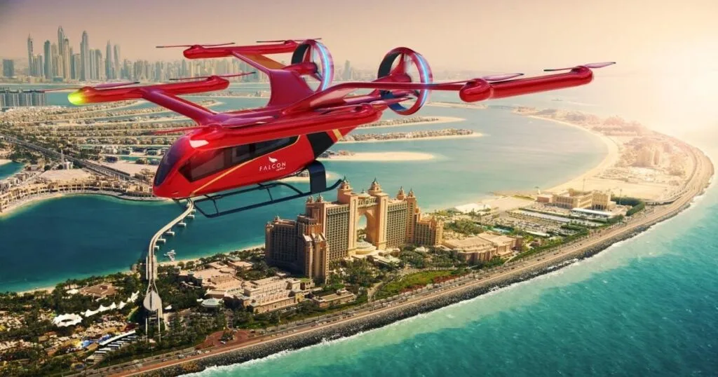 dubai_evtol-2022_falcon_pr-2 - Times of Dubai Abu dhabi soars into the future with revolutionary midnight flying taxi service Times of dubai