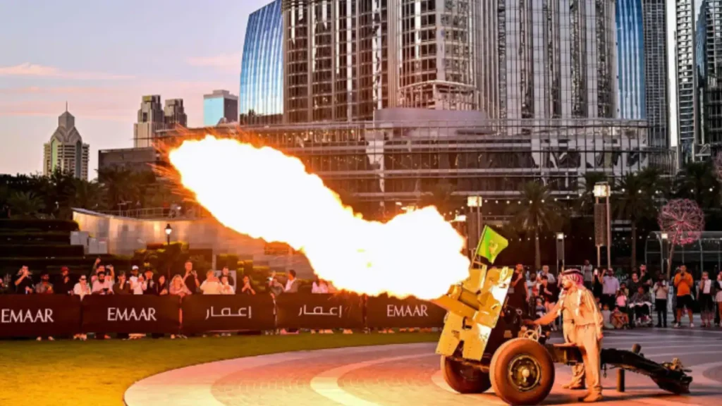 Eid Al Adha Cannon Locations in Dubai