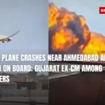 Air India Plane Crashes Near Ahmedabad Airport With 244 On Board; Gujarat Ex-CM Among Passengers