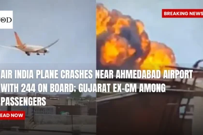 Air India Plane Crashes Near Ahmedabad Airport With 244 On Board; Gujarat Ex-CM Among Passengers