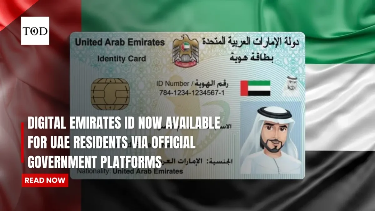 Digital emirates id now available for uae residents via official government platforms  times of dubai