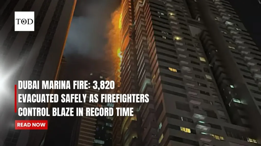 Dubai Marina Fire: 3,820 Evacuated Safely as Firefighters Control Blaze in Record Time