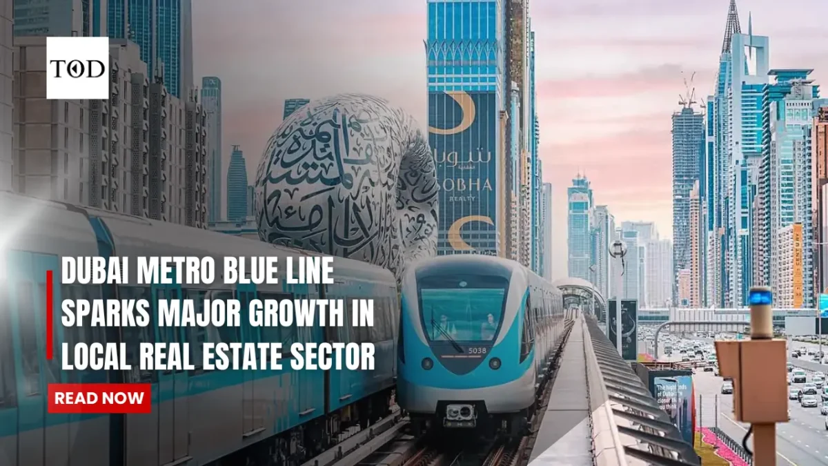 Dubai metro blue line sparks major growth in local real estate sector times of dubai