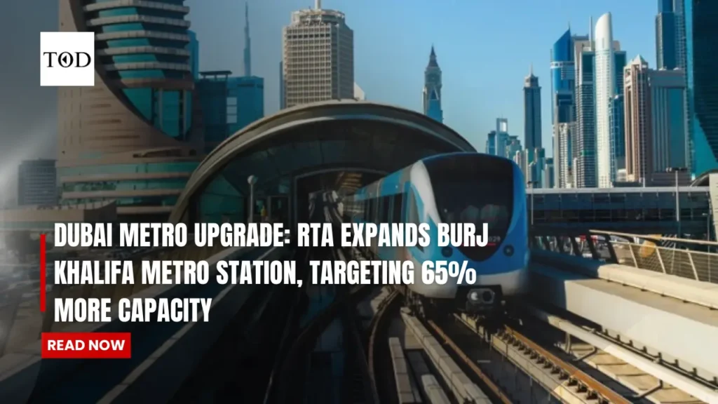 Dubai Metro Upgrade RTA Expands Burj Khalifa Metro Station, Targeting 65% More Capacity 