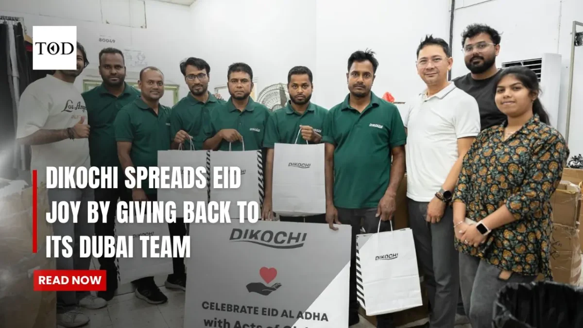 The dikochi spreads eid joy by giving back to its dubai team times of dubai