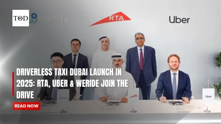 Driverless Taxi Dubai Launch in 2025: RTA, Uber & WeRide Join the Drive