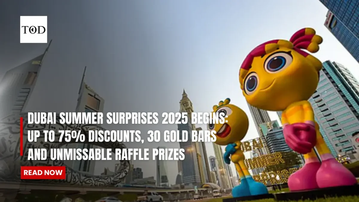Dubai summer surprises 2025 begins up to 75 discounts 30 gold bars and unmissable raffle prizes times of dubai