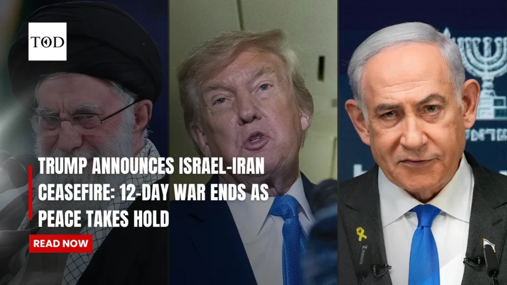 The Israel-Iran ceasefire will begin in the phases. Iran will stop the first attacks. Israel will follow after 12 hours. Within 24 hours, the war will officially end.