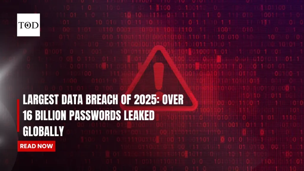 Largest Data Breach of 2025: Over 16 Billion Passwords Leaked Globally 