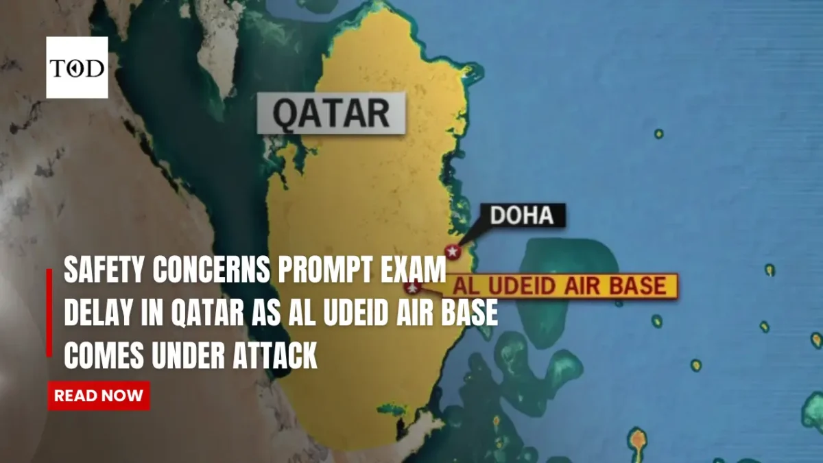 Safety concerns prompt exam delay in qatar as al udeid air base comes under attack  times of dubai