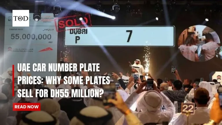 UAE Car Number Plate Prices: Why Some Plates Sell for Dh55 Million?