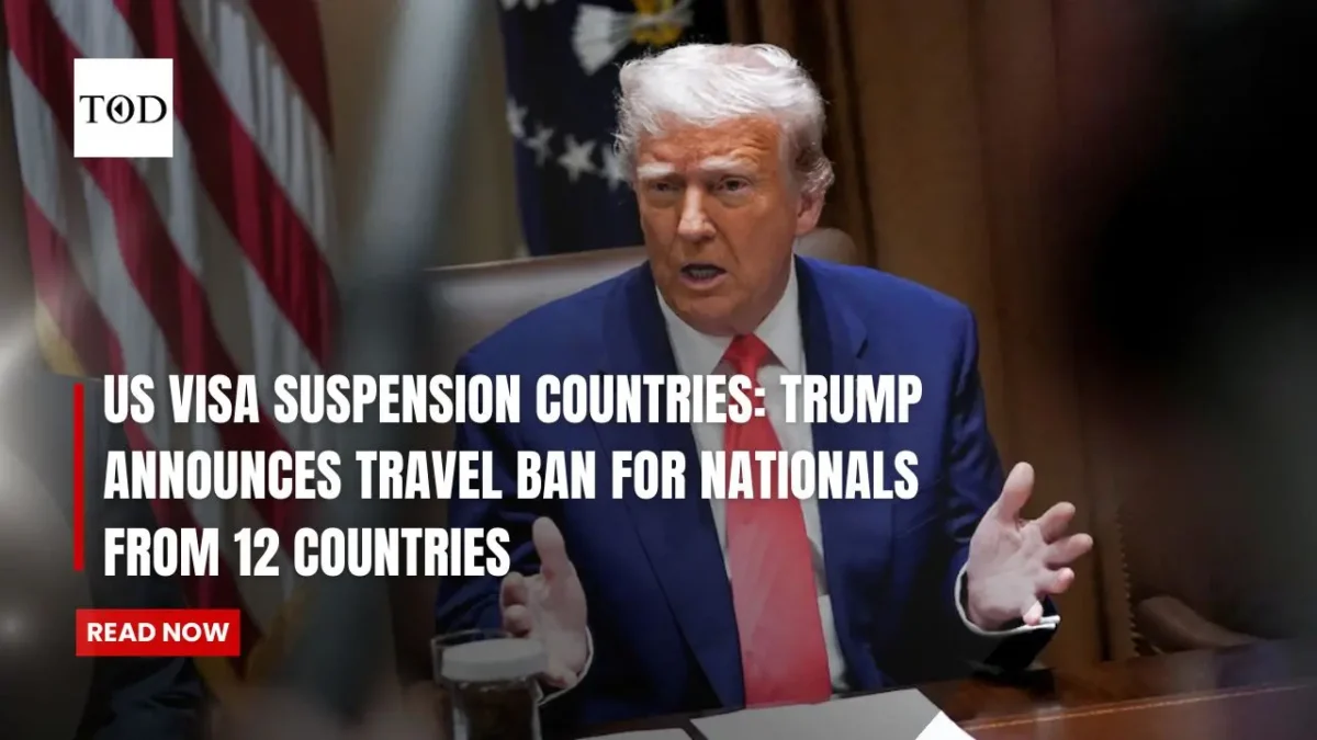 Us visa suspension countries trump announces travel ban for nationals from 12 countries times of dubai
