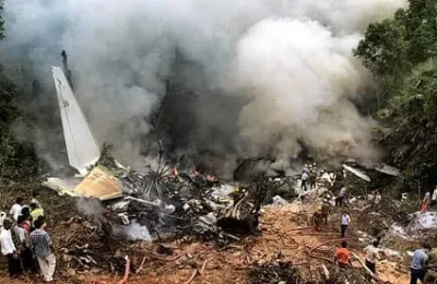 Air India Plane Crashes Near Ahmedabad Airport With 244 On Board; Gujarat Ex-CM Among Passengers