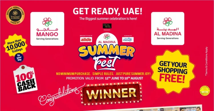 Al Madina Summer Fest Attracts Shoppers Across UAE with Over 10,000 Free Trolleys
