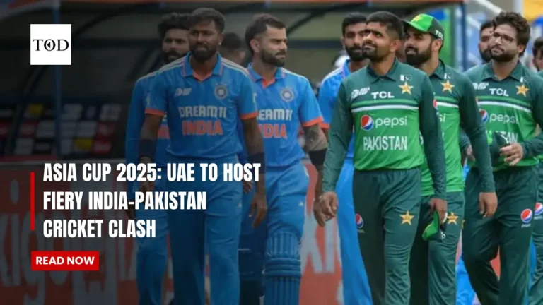 Asia Cup 2025: UAE to Host Fiery India-Pakistan Cricket Clash