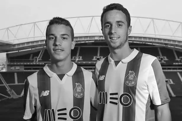 Diogo Jota with brother