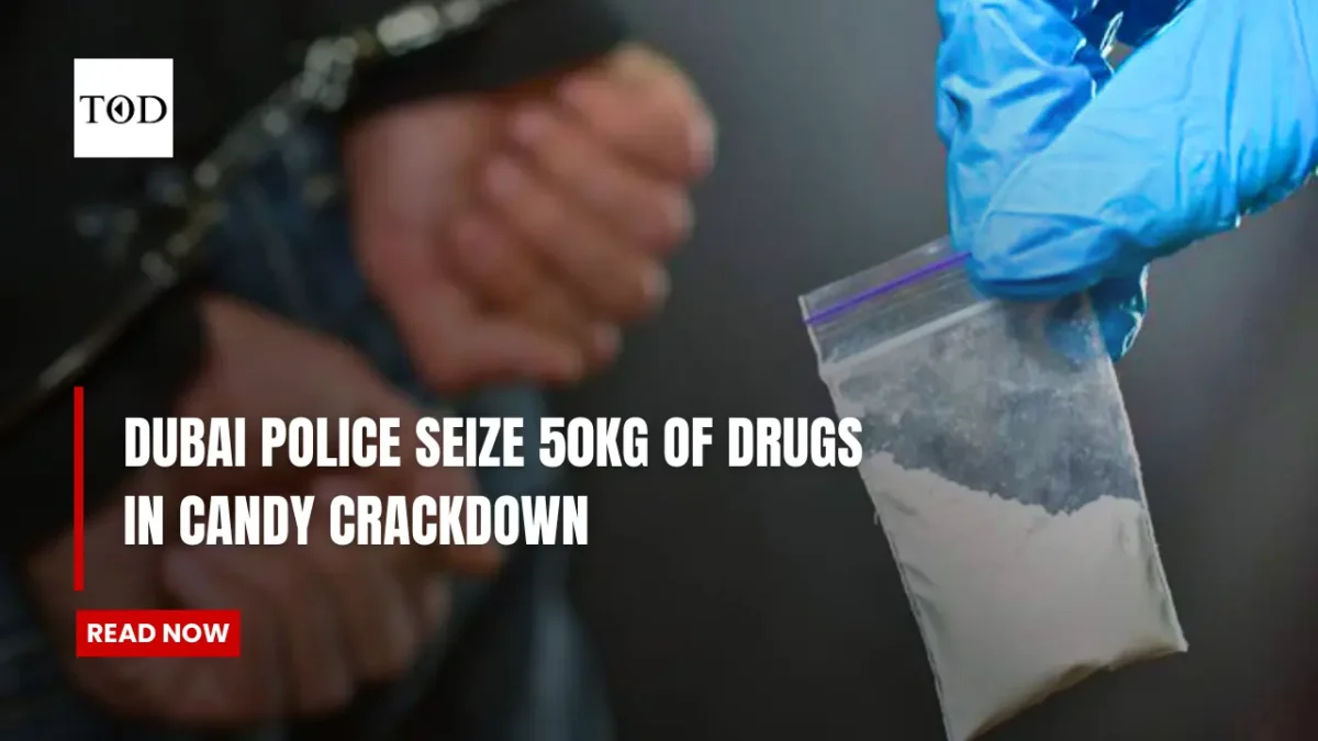 Dubai police seize 50kg of drugs in candy crackdown times of dubai