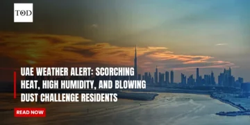 UAE Weather Alert: Scorching Heat, High Humidity, and Blowing Dust Challenge Residents