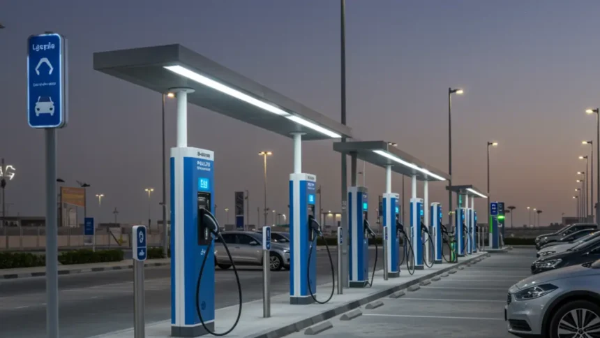 Sharjahs bold ev infrastructure expansion times of dubai