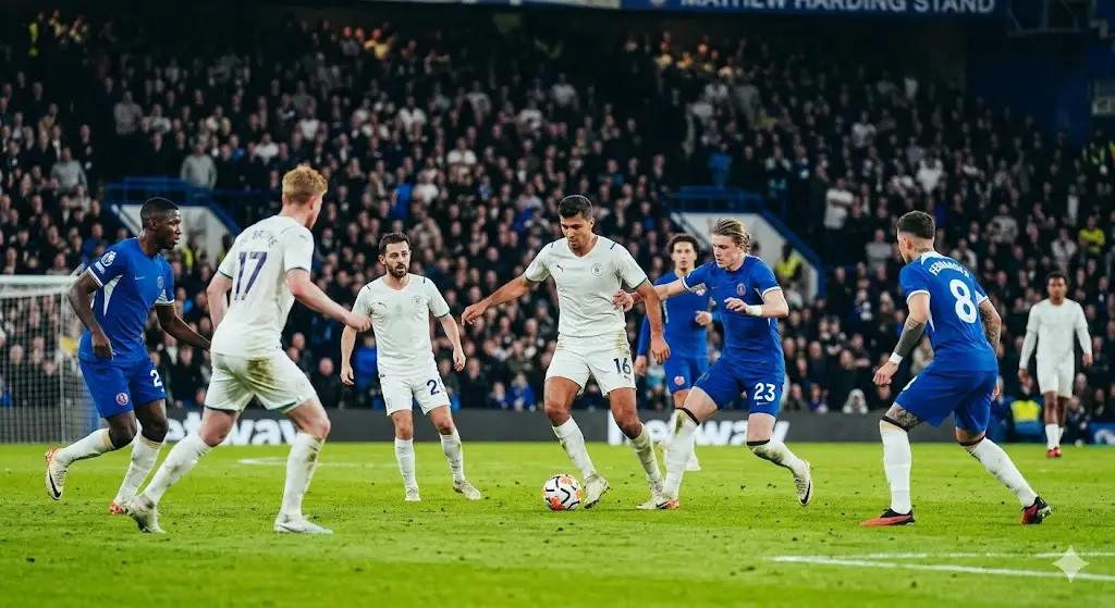 Manchester city vs Chelsea - Times of Dubai Manchester city vs chelsea tactical analysis midfield battle times of dubai