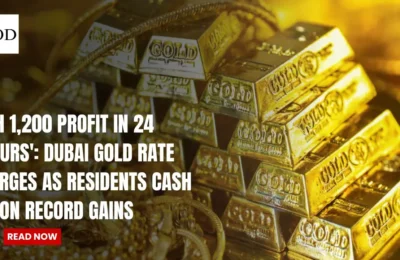'Dh 1,200 profit in 24 hours': Dubai Gold Rate Surges as Residents Cash in on Record Gains