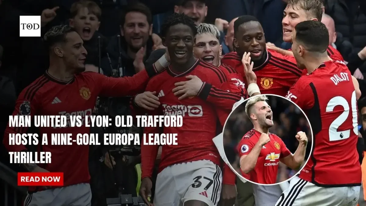 Man united vs lyon old trafford hosts a nine goal europa league thriller times of dubai