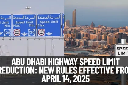Abu Dhabi Highway Speed Limit Reduction: New Rules Effective From April 14, 2025