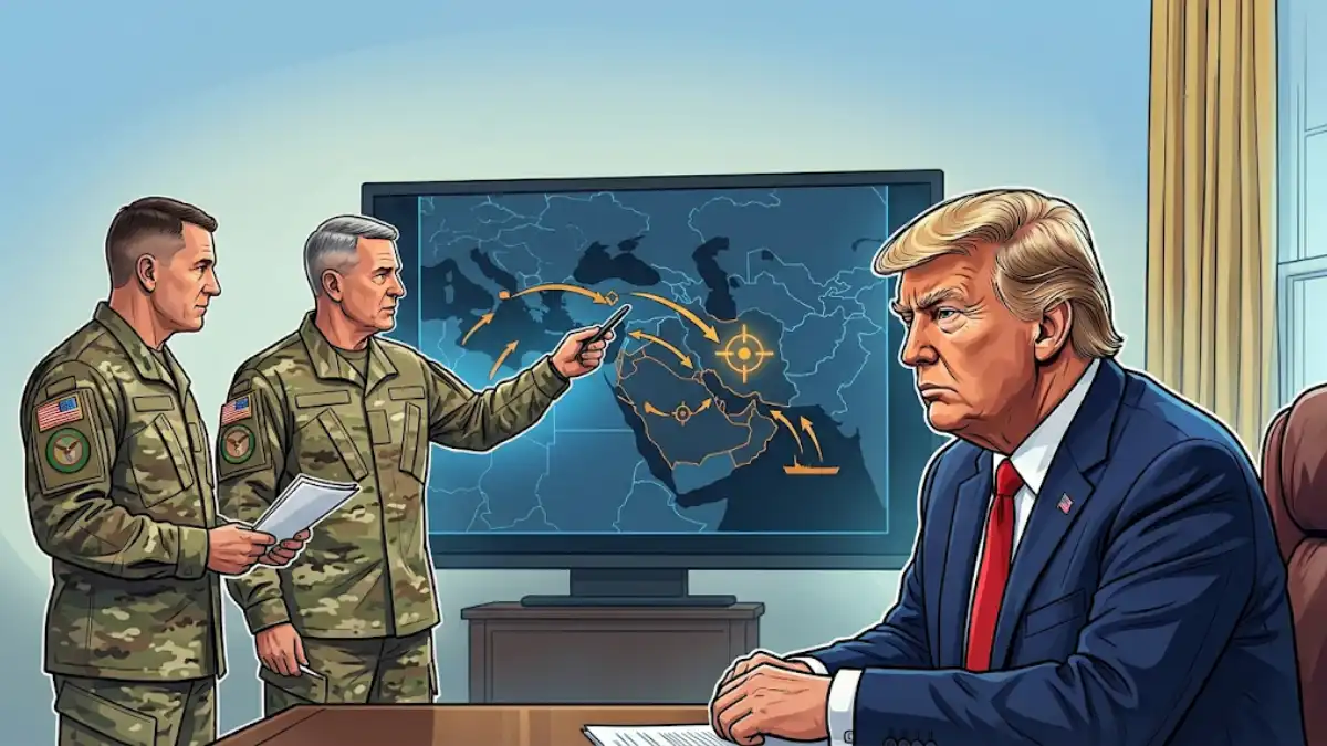 trump meeting with central command