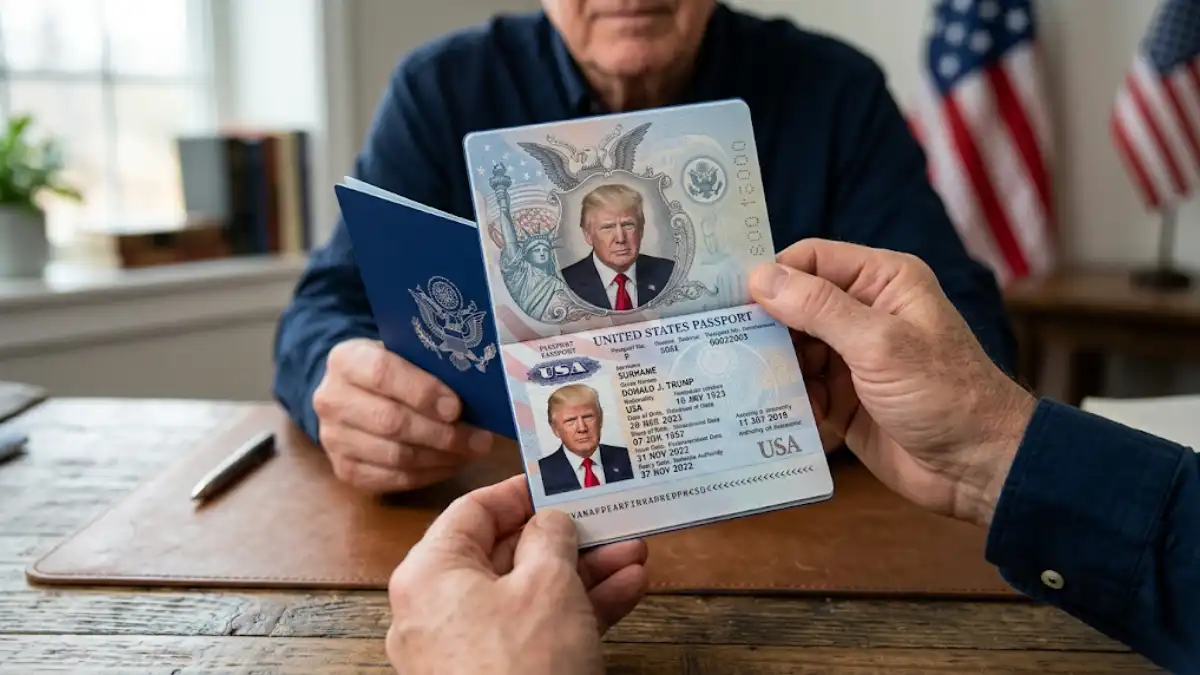 Trump to Become First Sitting US President Featured in Passports
