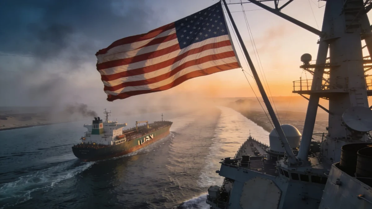 US naval blocked Iranian tanker