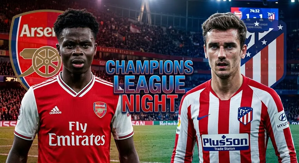 Arsenal vs Atletico Madrid 1-1 Champions League Semi-Final