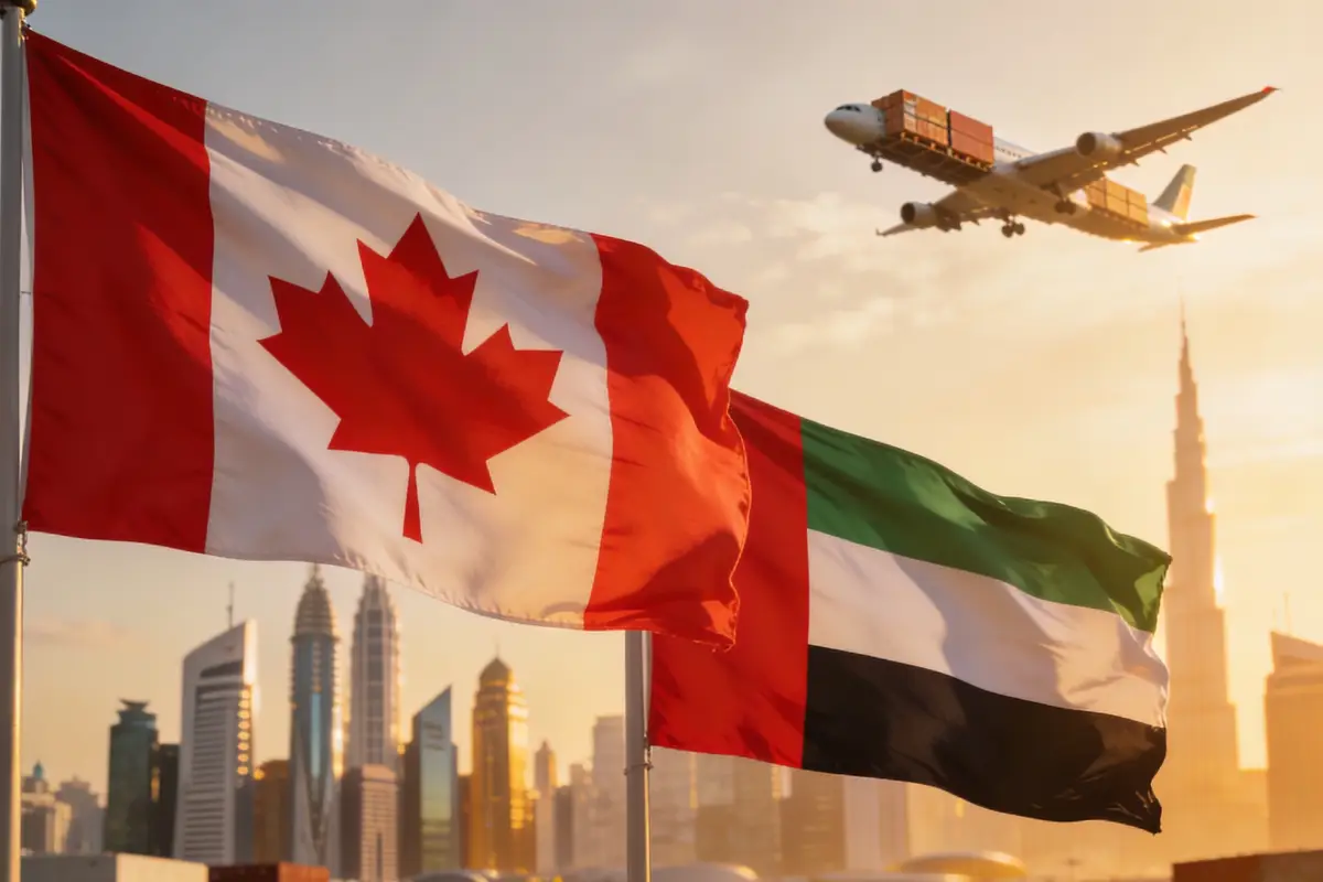 Emirates SkyCargo Boeing 777 freighter loading pharmaceuticals and perishables at Toronto Pearson for Dubai.
