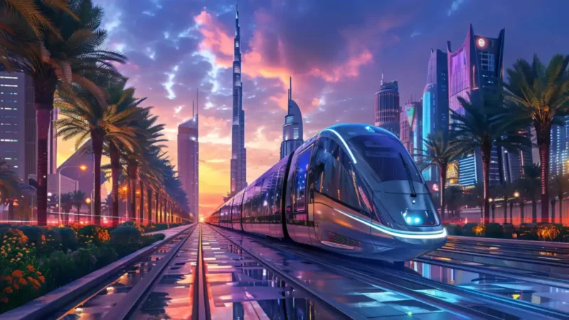 Ai generated illustration of dubai skyline  times of dubai