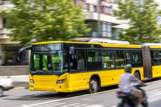 Urban electric buses in dubai times of dubai