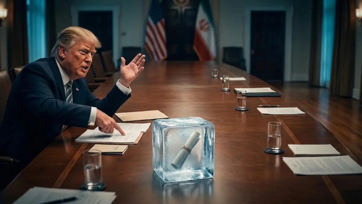 Us iran talks frozen as trump signals frustration times of dubai