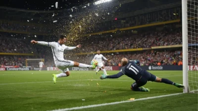 `al nassr vs al damac   cristiano ronaldo scores free kick in 4 1 saudi pro league title win at al awwal park may 2026 times of dubai