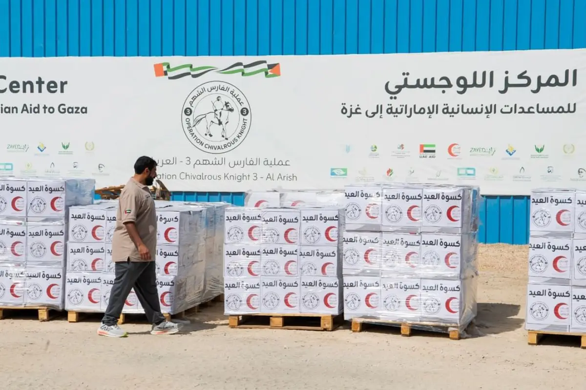 Gaza aid uae times of dubai