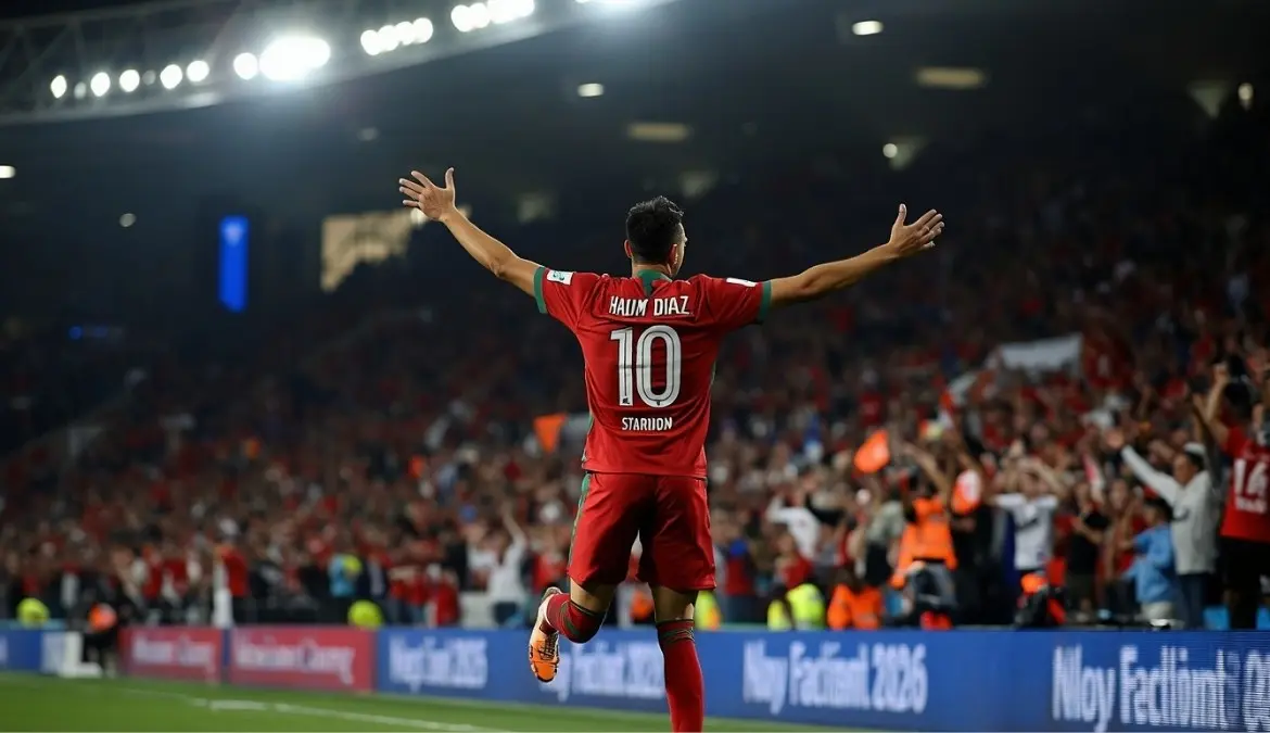 Diaz Strikes Early as Morocco and Norway Share Spoils in 1-1 Draw