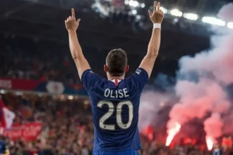 Olise scored hat-trick before Kelly replied for Northern Ireland.`