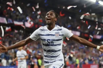 Balogun was man of the match for usa vs paraguay ` times of dubai