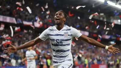 Balogun was man of the match for usa vs paraguay ` times of dubai